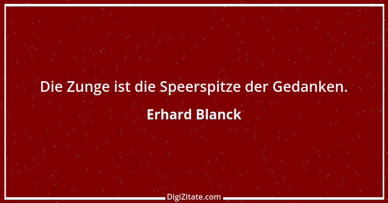 Zitat von Erhard Blanck 1738