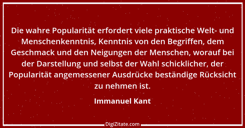 Zitat von Immanuel Kant 674