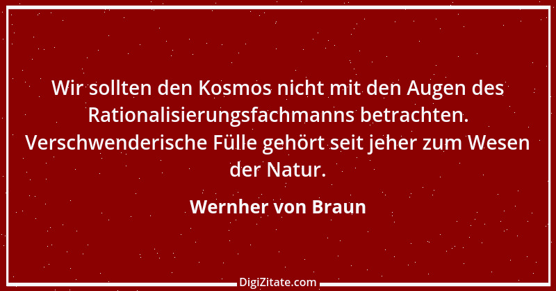 Zitat von Wernher von Braun 14