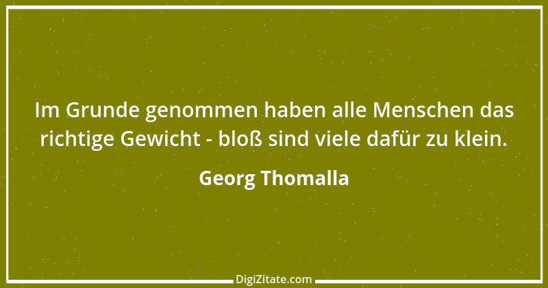 Zitat von Georg Thomalla 13