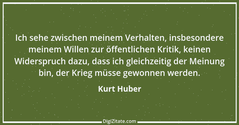 Zitat von Kurt Huber 4