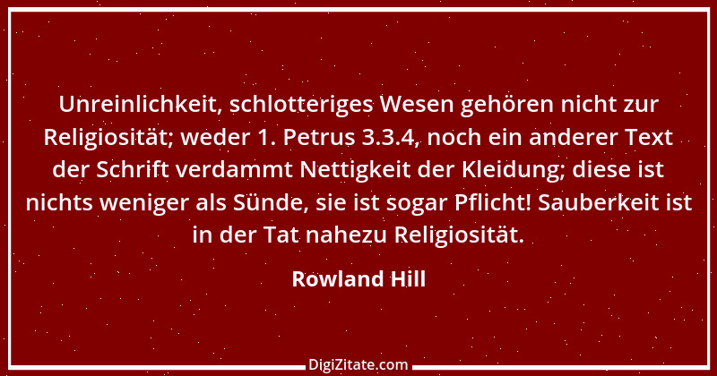 Zitat von Rowland Hill 1