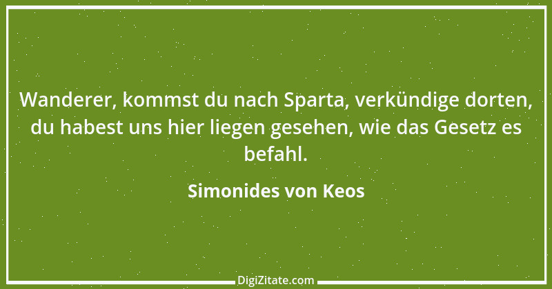 Zitat von Simonides von Keos 4