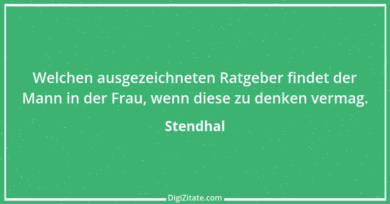 Zitat von Stendhal 154