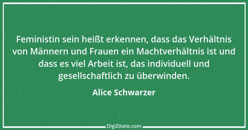 Zitat von Alice Schwarzer 2