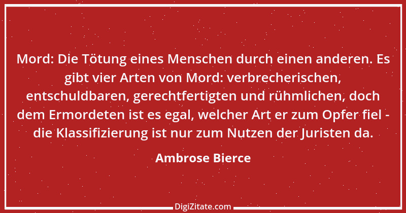 Zitat von Ambrose Bierce 415