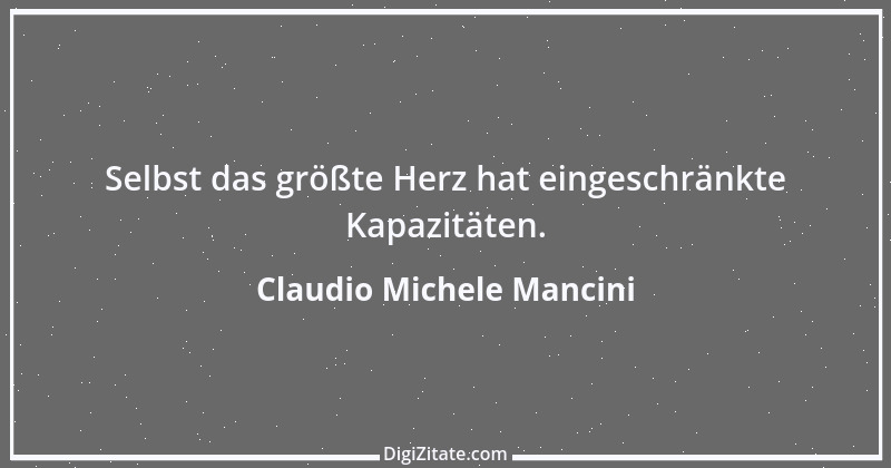 Zitat von Claudio Michele Mancini 34