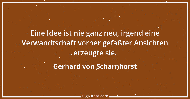 Zitat von Gerhard von Scharnhorst 7