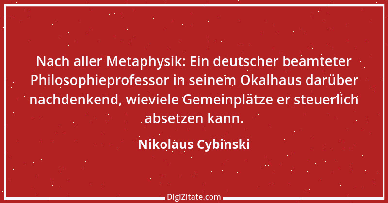 Zitat von Nikolaus Cybinski 92