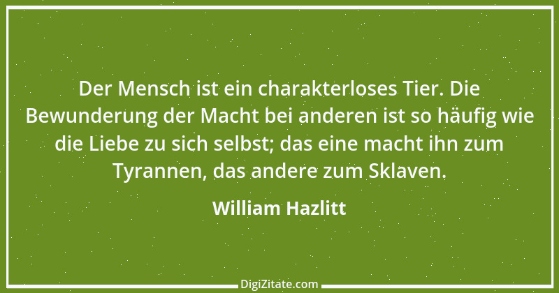 Zitat von William Hazlitt 41