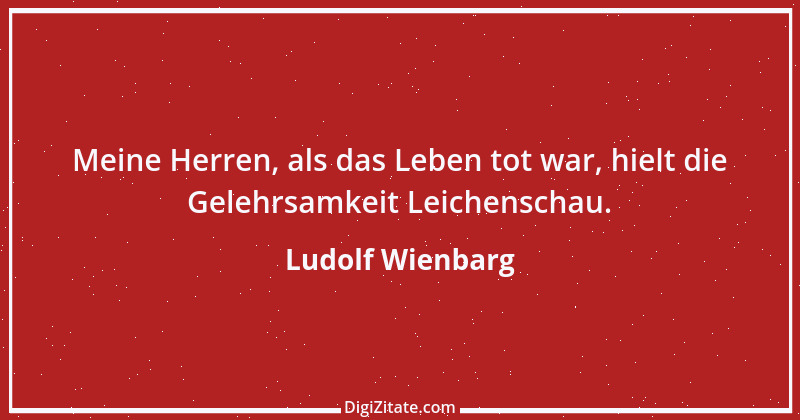 Zitat von Ludolf Wienbarg 1