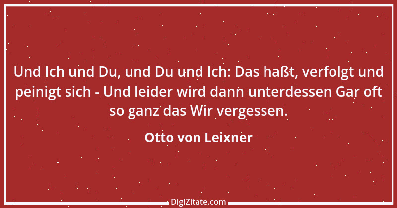 Zitat von Otto von Leixner 71