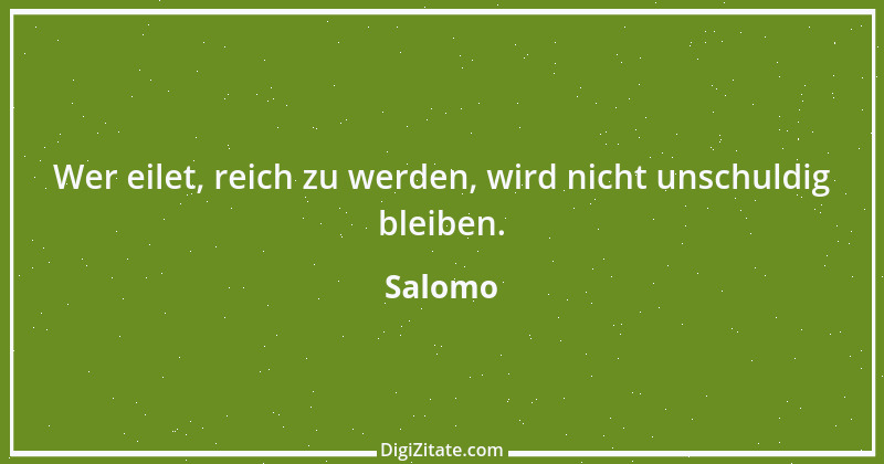 Zitat von Salomo 6