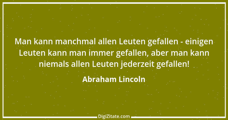 Zitat von Abraham Lincoln 40