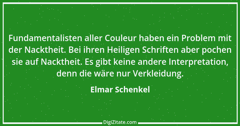 Zitat von Elmar Schenkel 399