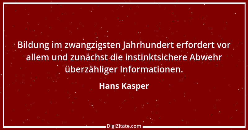 Zitat von Hans Kasper 2