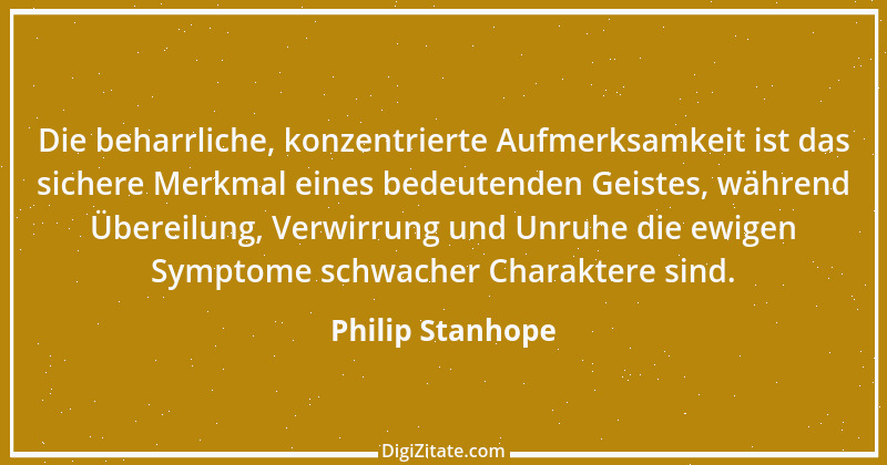 Zitat von Philip Stanhope 87