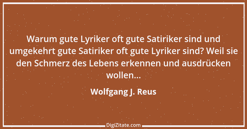 Zitat von Wolfgang J. Reus 26