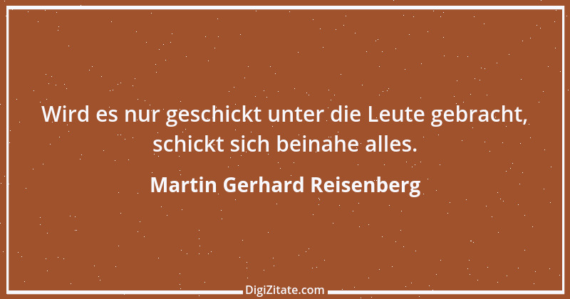 Zitat von Martin Gerhard Reisenberg 2502