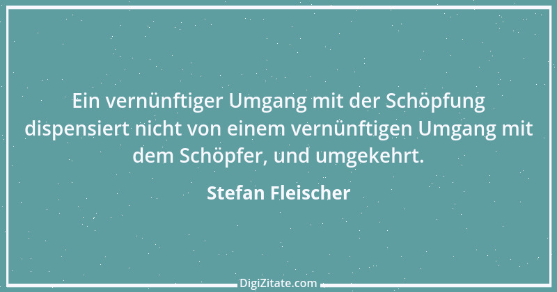 Zitat von Stefan Fleischer 141