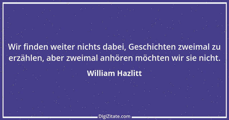 Zitat von William Hazlitt 43