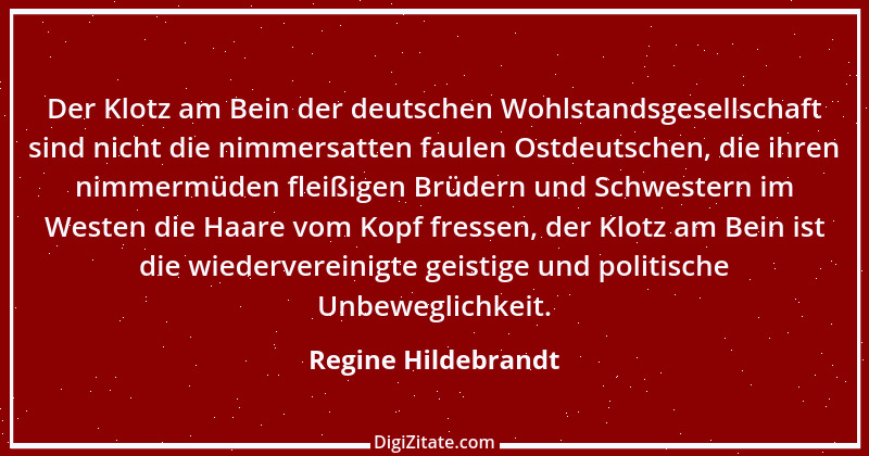 Zitat von Regine Hildebrandt 10