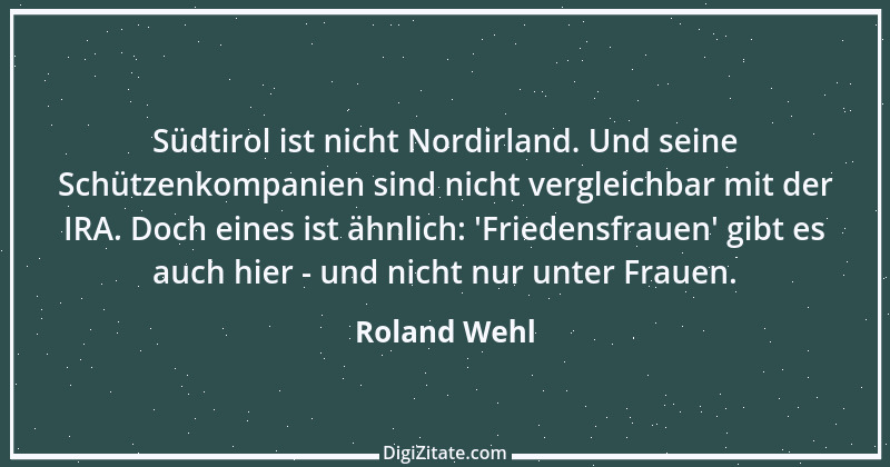 Zitat von Roland Wehl 1