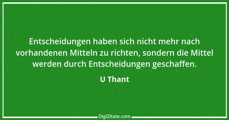 Zitat von U Thant 1