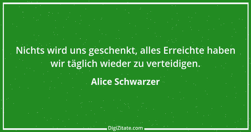 Zitat von Alice Schwarzer 6