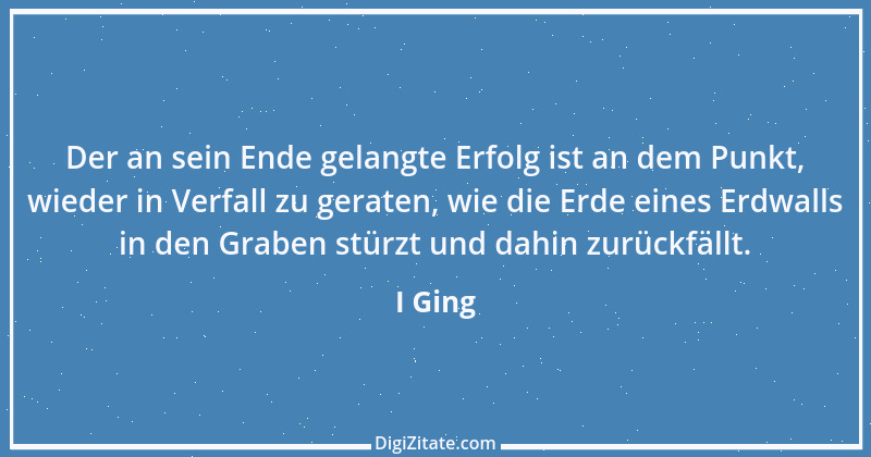 Zitat von I Ging 29