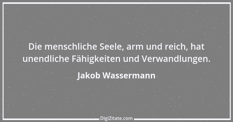 Zitat von Jakob Wassermann 10