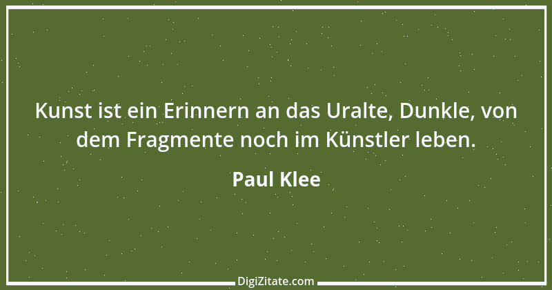 Zitat von Paul Klee 10