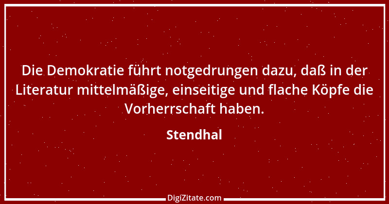 Zitat von Stendhal 159