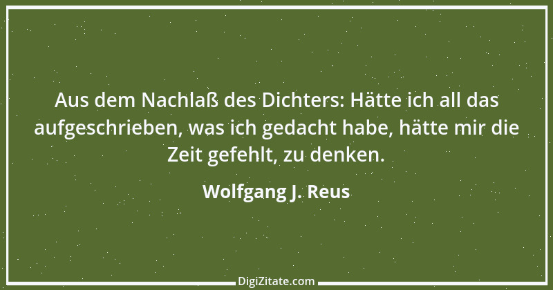 Zitat von Wolfgang J. Reus 1029