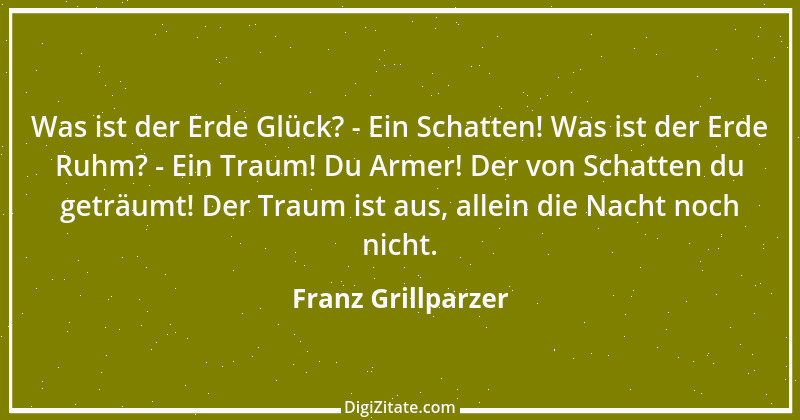 Zitat von Franz Grillparzer 36