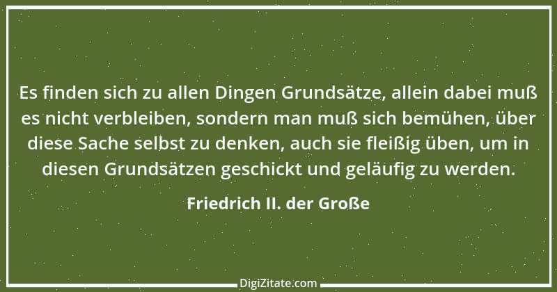 Zitat von Friedrich II. der Große 342