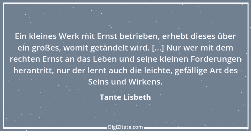 Zitat von Tante Lisbeth 2