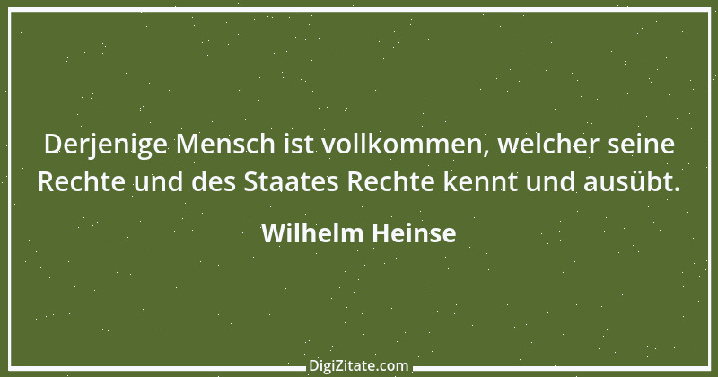 Zitat von Wilhelm Heinse 5