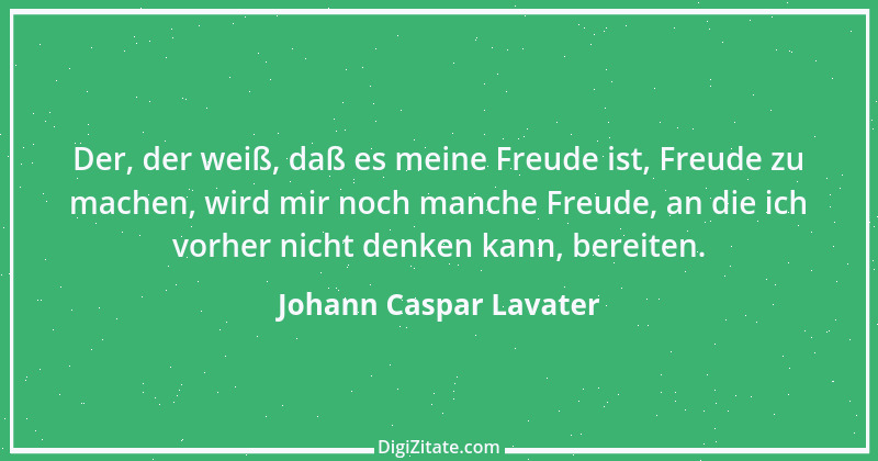 Zitat von Johann Caspar Lavater 161