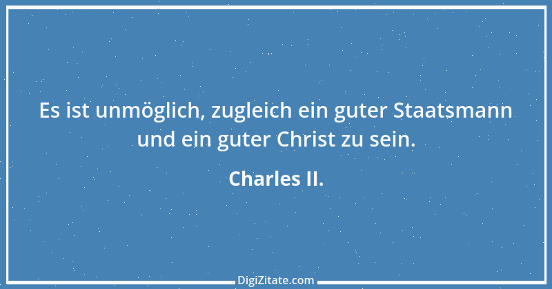 Zitat von Charles II. 1