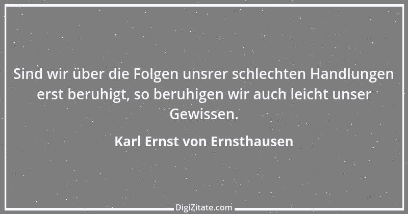 Zitat von Karl Ernst von Ernsthausen 14