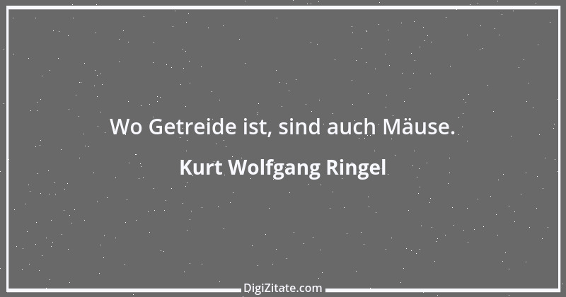 Zitat von Kurt Wolfgang Ringel 73