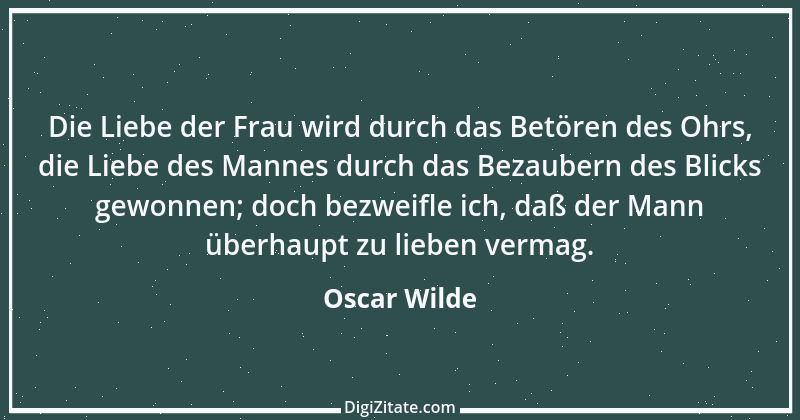 Zitat von Oscar Wilde 1098