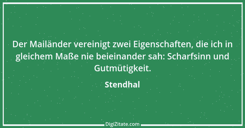 Zitat von Stendhal 162