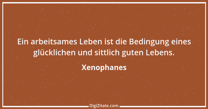 Zitat von Xenophanes 4