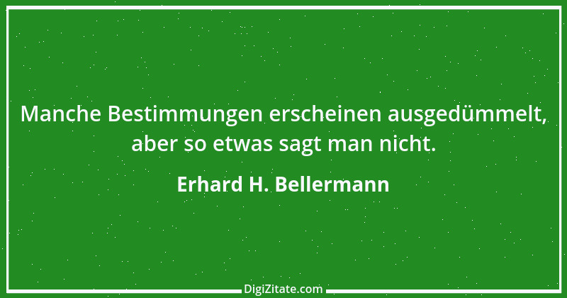 Zitat von Erhard H. Bellermann 707