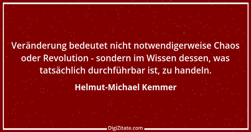 Zitat von Helmut-Michael Kemmer 3