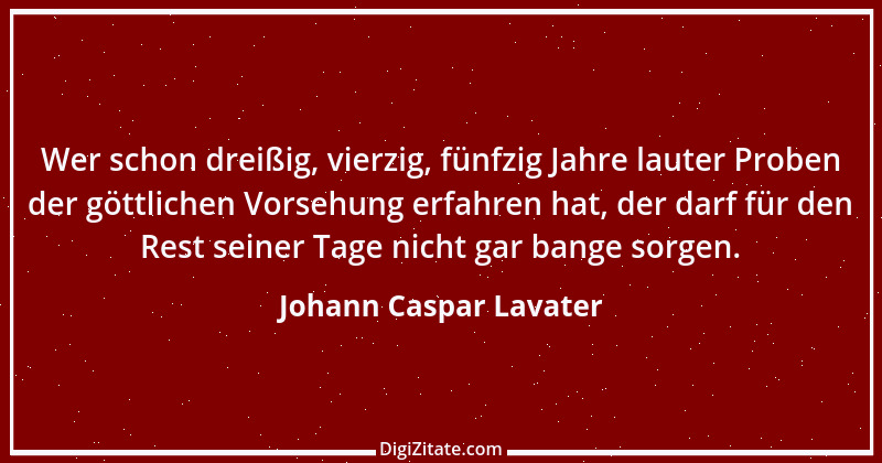 Zitat von Johann Caspar Lavater 163