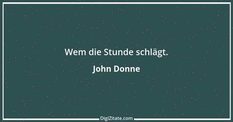 Zitat von John Donne 2