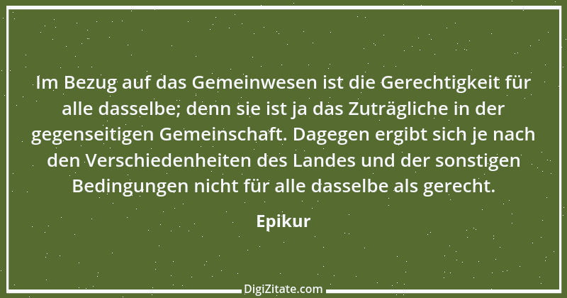 Zitat von Epikur 141